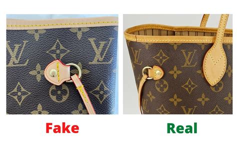 louis vuitton fake vs real neverfull|authentic louis vuitton neverfull bag.